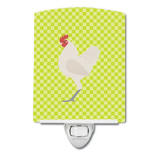 Load image into Gallery viewer, German Langshan Chicken Green Ceramic Night Light BB7663CNL