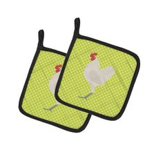 Load image into Gallery viewer, German Langshan Chicken Green Pot Holders - Set of 2 - Heat-Resistant Kitchen Essentials BB7663PTHD