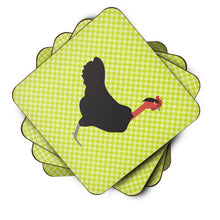 Load image into Gallery viewer, Naked Neck Chicken Green Foam Coaster  BB7665FC