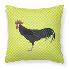 Load image into Gallery viewer, Minorca Ctalalan Chicken Green Fabric Decorative Pillow BB7667PW1818