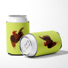 Load image into Gallery viewer, Malaysian Serama Chicken Green Can or Bottle Hugger BB7668CC