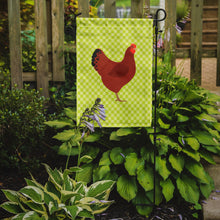 Load image into Gallery viewer, New Hampshire Red Chicken Green Garden Flag - Outdoor Decorative Yard Flag