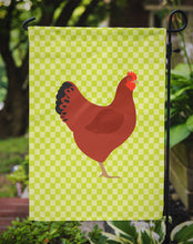 Load image into Gallery viewer, New Hampshire Red Chicken Green Garden Flag - Outdoor Decorative Yard Flag