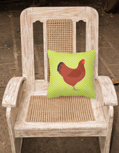 Load image into Gallery viewer, New Hampshire Red Chicken Green Fabric Decorative Pillow BB7669PW1818