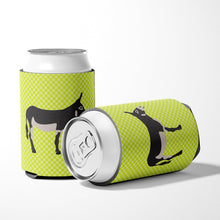 Load image into Gallery viewer, American Mammoth Jack Donkey Green Can or Bottle Hugger BB7670CC