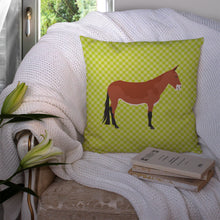 Load image into Gallery viewer, Mule Green Throw Pillow - 14x14 Decorative Pillow – Art for Your Home &amp; Patio BB7671PW1414