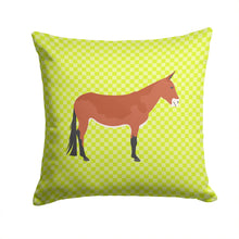Load image into Gallery viewer, Mule Green Throw Pillow - 14x14 Decorative Pillow – Art for Your Home &amp; Patio BB7671PW1414