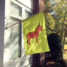 Load image into Gallery viewer, Irish Donkey Green Flag Canvas House Size BB7674CHF