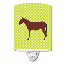 Load image into Gallery viewer, Hinny Horse Donkey Green Ceramic Night Light BB7676CNL