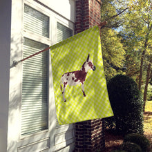 Load image into Gallery viewer, American Spotted Donkey Green Flag Canvas House Size BB7677CHF