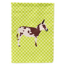 Load image into Gallery viewer, American Spotted Donkey Green Flag Canvas House Size BB7677CHF