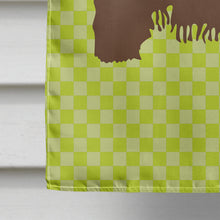 Load image into Gallery viewer, Poitou Poiteuin Donkey Green Flag Canvas House Size BB7678CHF
