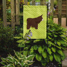Load image into Gallery viewer, Poitou Poiteuin Donkey Green Garden Flag - Outdoor Decorative Yard Flag BB7678GF
