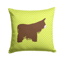 Load image into Gallery viewer, Poitou Poiteuin Donkey Green Throw Pillow - 14x14 Decorative Pillow – Art for Your Home &amp; Patio BB7678PW1414