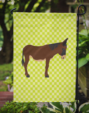 Load image into Gallery viewer, Zamorano-Leones Donkey Green Garden Flag - Outdoor Decorative Yard Flag