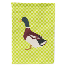 Load image into Gallery viewer, Rouen Duck Green Flag Canvas House Size BB7682CHF