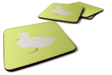 Load image into Gallery viewer, Crested Duck Green Foam Coaster  BB7683FC