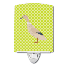 Load image into Gallery viewer, West Harlequin Duck Green Ceramic Night Light BB7684CNL