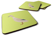 Load image into Gallery viewer, West Harlequin Duck Green Foam Coaster  BB7684FC