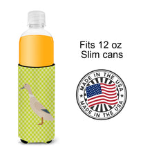 Load image into Gallery viewer, West Harlequin Duck Green   Hugger for slim cans