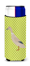 Load image into Gallery viewer, West Harlequin Duck Green   Hugger for slim cans