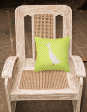 Load image into Gallery viewer, Bali Duck Green Fabric Decorative Pillow BB7685PW1818