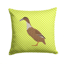 Load image into Gallery viewer, Dutch Hook Bill Duck Green Throw Pillow - 14x14 Decorative Pillow – Art for Your Home &amp; Patio BB7687PW1414
