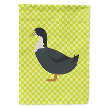 Load image into Gallery viewer, Blue Swedish Duck Green Flag Canvas House Size BB7688CHF