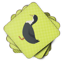 Load image into Gallery viewer, Blue Swedish Duck Green Foam Coaster  BB7688FC