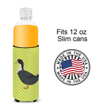 Load image into Gallery viewer, Blue Swedish Duck Green   Hugger for slim cans