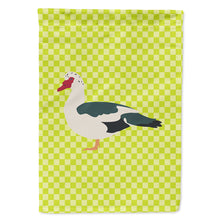 Load image into Gallery viewer, Muscovy Duck Green Flag Canvas House Size BB7690CHF