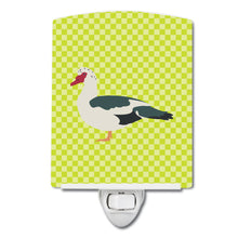 Load image into Gallery viewer, Muscovy Duck Green Ceramic Night Light BB7690CNL