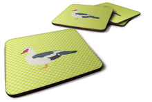 Load image into Gallery viewer, Muscovy Duck Green Foam Coaster  BB7690FC