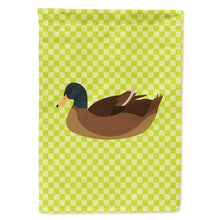 Load image into Gallery viewer, Khaki Campbell Duck Green Flag Canvas House Size BB7692CHF