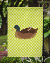 Load image into Gallery viewer, Khaki Campbell Duck Green Garden Flag - Outdoor Decorative Yard Flag