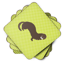 Load image into Gallery viewer, Russian or European Mink Green Foam Coaster  BB7694FC