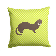 Load image into Gallery viewer, Russian or European Mink Green Throw Pillow - 14x14 Decorative Pillow – Art for Your Home &amp; Patio BB7694PW1414
