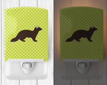 Load image into Gallery viewer, Sable Marten Green Ceramic Night Light BB7695CNL