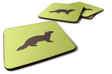 Load image into Gallery viewer, Sable Marten Green Foam Coaster  BB7695FC