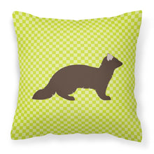 Load image into Gallery viewer, Sable Marten Green Fabric Decorative Pillow BB7695PW1818
