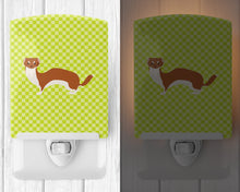 Load image into Gallery viewer, Weasel Green Ceramic Night Light BB7696CNL