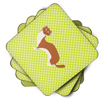 Load image into Gallery viewer, Weasel Green Foam Coaster  BB7696FC