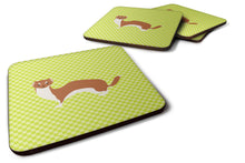 Load image into Gallery viewer, Weasel Green Foam Coaster  BB7696FC