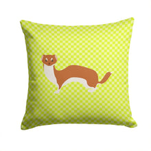 Load image into Gallery viewer, Weasel Green Throw Pillow - 14x14 Decorative Pillow – Art for Your Home &amp; Patio BB7696PW1414