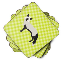 Load image into Gallery viewer, Silver Fox Green Foam Coaster  BB7697FC