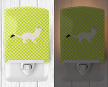 Load image into Gallery viewer, Stoat Short-tailed Weasel Green Ceramic Night Light BB7698CNL