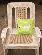 Load image into Gallery viewer, Stoat Short-tailed Weasel Green Fabric Decorative Pillow BB7698PW1818