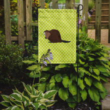 Load image into Gallery viewer, Eurasian Beaver Green Garden Flag - Outdoor Decorative Yard Flag