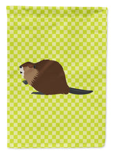 Load image into Gallery viewer, Eurasian Beaver Green Garden Flag - Outdoor Decorative Yard Flag