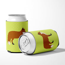 Load image into Gallery viewer, Red Fox Green Can or Bottle Hugger BB7702CC